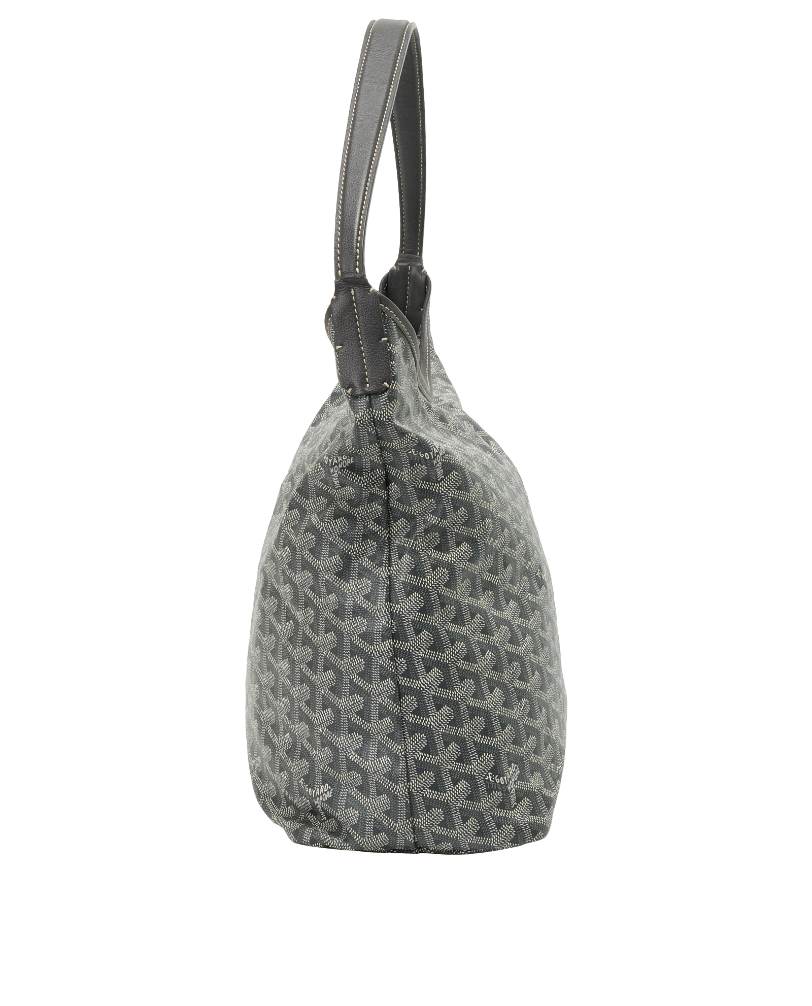 Boheme Hobo Bag, &pound;2,100, Handbags, Grey, Canvas, Bottom view